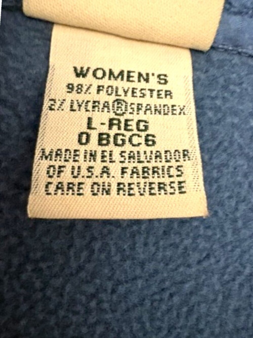L.L. Bean Vintage Full Zip Hooded Fleece Jacket - Medium Blue - L - Picture 7 of 7